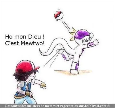 Et encore Pokémon ! Qui Sacha confond-il avec Mewtwo ?