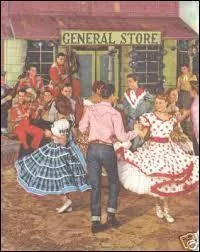 La danse dite western, qui se danse en groupe, s'exécute un peu à la façon du madison, c'est à dire...