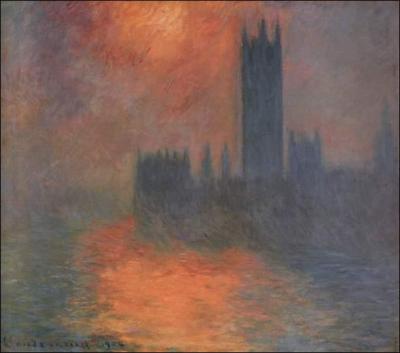 Qui a peint "Le Parlement, coucher de soleil" ?