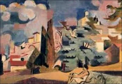 Qui a peint "R&ecirc;verie devant Mirmande" ?