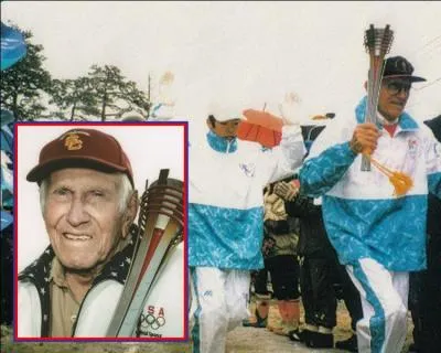 A plus de 80 ans, il a participé en tant que relayeur de la flamme olympique aux jeux de...