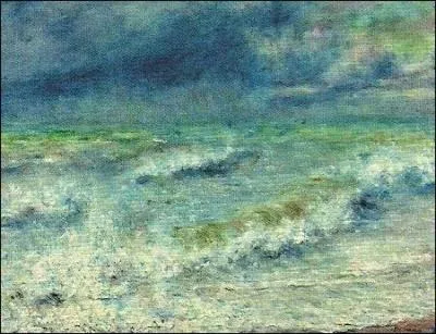 Qui a peint "La vague" ?