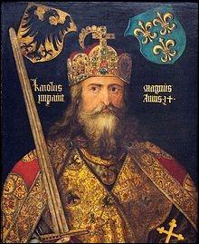 En quelle année Charlemagne a-t-il été couronné ?