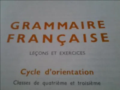 Quand la nature se fait grammaire, elle est -----------