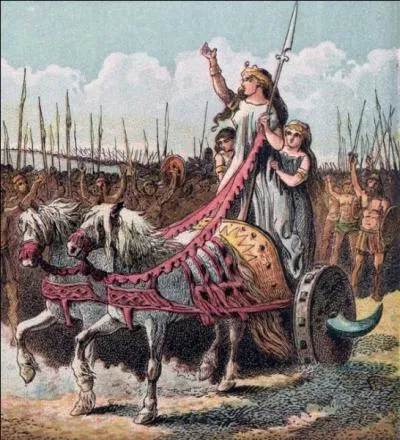 Nous finirons (provisoirement), par un personnage historique : une reine guerrière des Icenis, un peuple britto-romain. Avez-vous retenu son nom ?