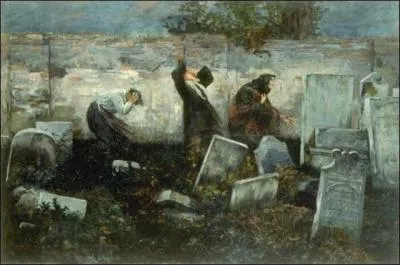 Qui a peint "Cimetière juif" ?