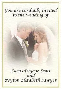 Qui marie Peyton et Lucas?