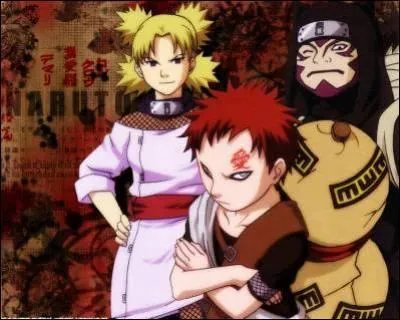 Quel est le lien entre Gaara , Kankuro et Temari?