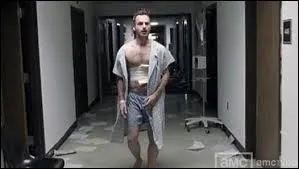 Comment Rick se retrouve-t-il à l'hôpital dans le pilote ?