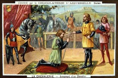 Comment appelle t-on la cérémonie pour devenir chevalier ?