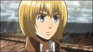 C'est le dernier personnage masculin proposé : Armin Arlert et il est dans...