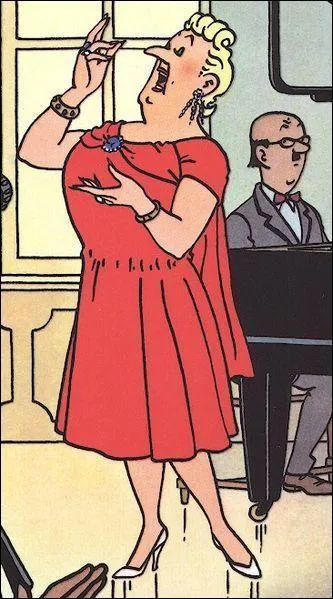 D'après les confidences d'Hergé, de qui Bianca Castafiore est-elle amoureuse, secrètement ?