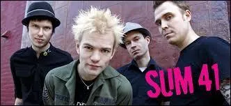Sum 41 est un groupe canadien originaire d'Ajax dans l'Ontario, province dont la capitale est...