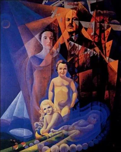 Qui a peint "La Famille Marinetti" ?