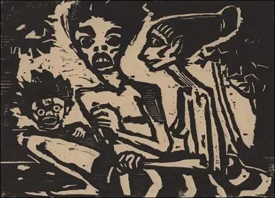 Qui a réalisé cette gravure sur bois intitulée "La Famille" ?