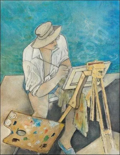 Qui a peint Jean Marais à son chevalet ?