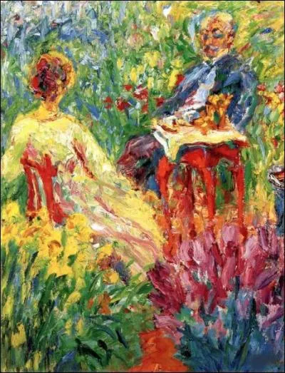 Qui a peint La conversation dans le jardin ?