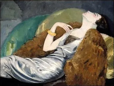 Qui a peint La femme au canapé ?