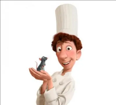 Au début, est-ce que Linguini chasse le rat de la cuisine ?