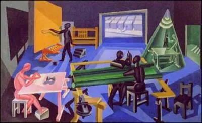 Qui a peint "La maison du prestidigitateur" ?