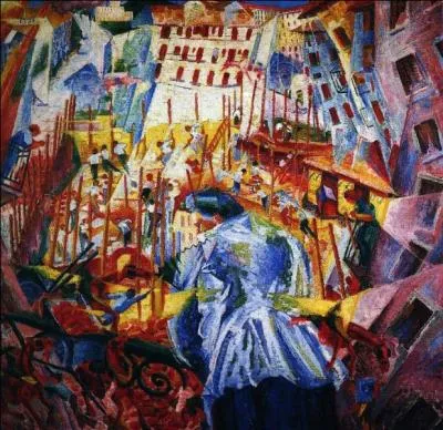 Qui a peint "La rue entre dans la maison" ?