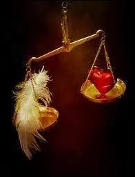 Pendant la psychostasie, le cur du défunt doit être :