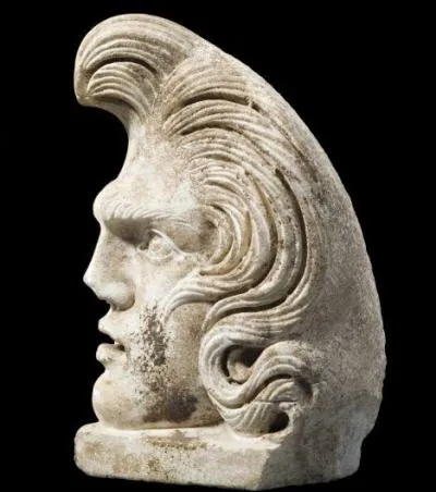 Où cette statue romaine a-t-elle été trouvée ?