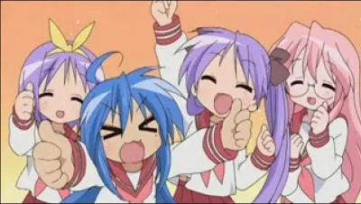 Dans Lucky Star, quel personnage est joué par Aya Hirano, la même actrice que celle du personnage d'Haruhi ?