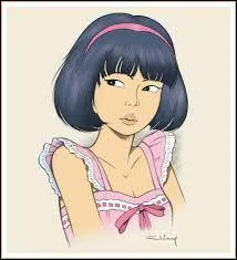 Quel est le nom de cette jeune asiatique au visage délicat ?