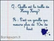 Je vous offre encore une perle du BAC : "Quelles sont les trois grandes époques de l'humanité ?"