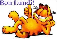 Quel jour est détesté par le chat Garfield ?