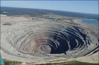 Dans quel pays trouverez-vous cette mine de diamants ?