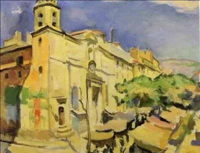 Il faut aller faire les courses, et nous voici sur la place du marché peinte par ...