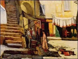 Ces marches d'escaliers sont représentées sur une toile de Camoin. Quel est le prénom de ce peintre ?