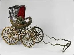 En quelle année fut inventée la première poussette ?