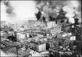 Quelle est cette ville, quasiment détruite en 1906 ?