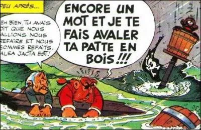 On retrouve celle-ci un certain nombre de fois au fil des albums : que veut-elle dire, au juste ?