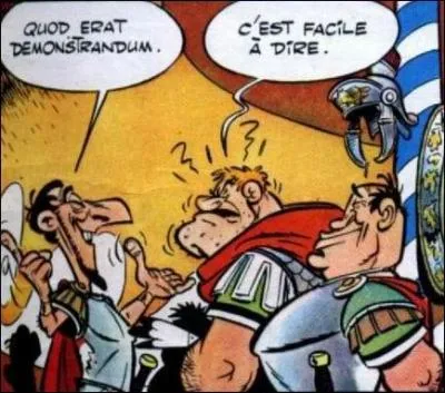 Perclus, dans "Le combat des chefs" énonce, tout simplement...