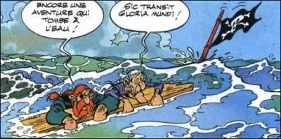 Nous retrouvons nos amis pirates, une fois encore à la baille : quel est le commentaire de Triplepatte ?