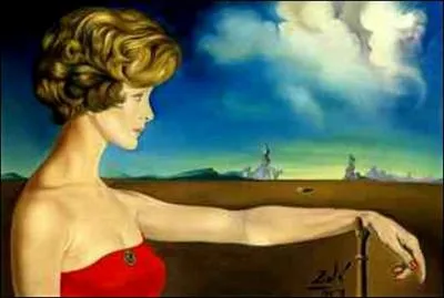 Qui a peint Jeune femme dans un paysage ?