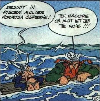 "Desinit in piscem mulier formosa superne". Alors là, si vous y retrouvez votre latin, chapeau !