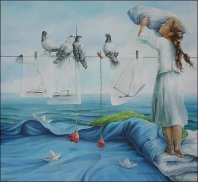 Complétez ces paroles "Passez l'amour à la machine, faites le bouillir, pour voir si les couleurs d'origine...."