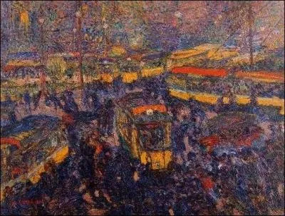 Qui a peint "Place de la cathédrale" ?