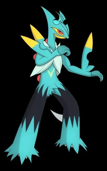 Ici, nous avons deux Starters sous l'aspect "méga-évolué".