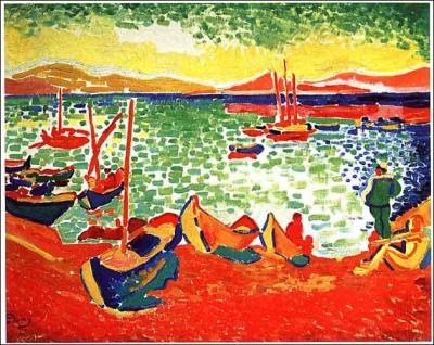 Qui a peint "Bateaux sur le port de Collioure" ?