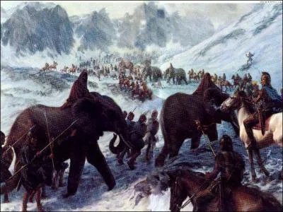 Quel général carthaginois traversa les Alpes avec son armée et ses éléphants ?