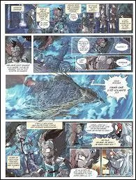 Tome 16, page 18, qu'y a-t-il d'écrit sur la statue ?