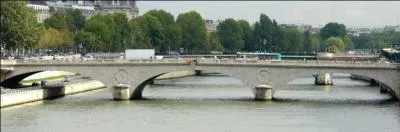 Quel pont de 1858 du 1er arrondissement est le prolongement du pont St-Michel ?
