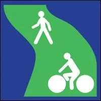 Qui ne peut pas circuler sur cette voie verte ?