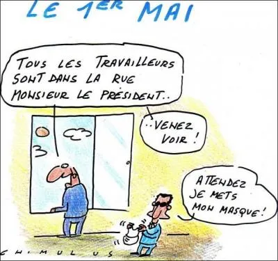 1,2 million de personnes selon les syndicats, 465 000 selon la police pour le 1er Mai, combien taient-ils en mai 2008?